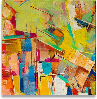 38% OFF on Abstract Canvas Art(12 inch X 12 inch)