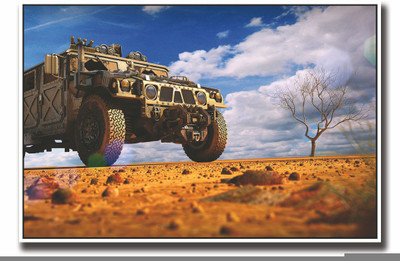 

Posterhouzz Military Vehicle Humvee Fine Art Print(12 inch X 18 inch, Rolled)