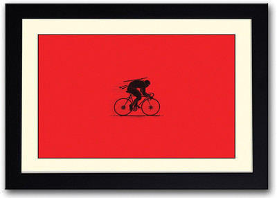 

Ninja On Bicycle Fine Art Print(14 inch X 20 inch, Framed)