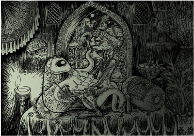 

The Alien Kamasutra Paper Print(36 inch X 24 inch)