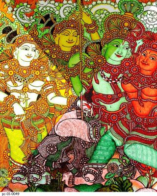 

Posterhouzz Poster - Laxmi Ji 06 Fine Art Print(18 inch X 12 inch, Rolled)
