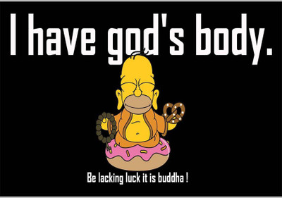 

Posterhouzz I Have God's Body Paper Print(12 inch X 18 inch, Rolled)