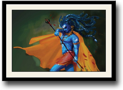 

Dancing shiva Fine Art Print(10 inch X 14 inch, Framed)