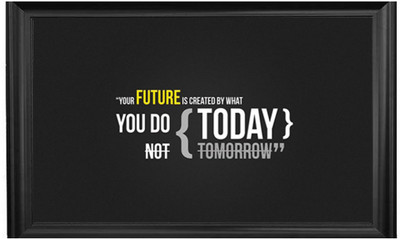 

Motivational Gyaan's of Babaji 019 Fine Art Print(18 inch X 12 inch, Framed)