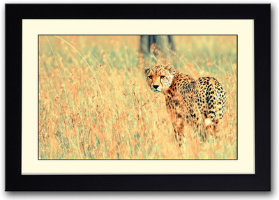 

Leopard Fine Art Print(14 inch X 20 inch, Framed)