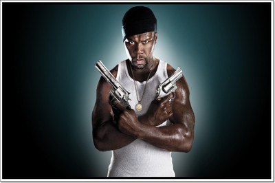 

Posterhouzz 50 Cent Gun Poster Paper Print(12 inch X 18 inch, Rolled)