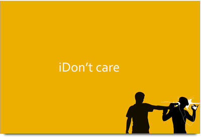 58% OFF on Idon't Care Funny Poster Paper Print(12 inch X 18 inch)