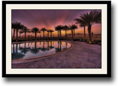 

Swimming Pool & Beautiful Sky Fine Art Print(10 inch X 14 inch, Framed)