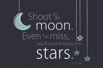 

ESP Creation Shoot For The Moon (18X27 Inch) Paper Print(27 inch X 18 inch, Rolled)
