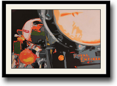 

Artistic Royal Enfield Fine Art Print(10 inch X 14 inch, Framed)