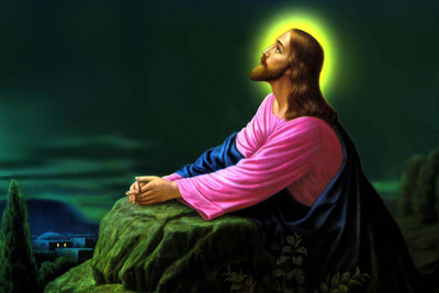

Divine Jesus Blessings Paper Print(12 inch X 18 inch, Rolled)