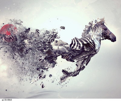 

Posterhouzz Poster - Abstract Horse 19 Fine Art Print(18 inch X 12 inch, Rolled)