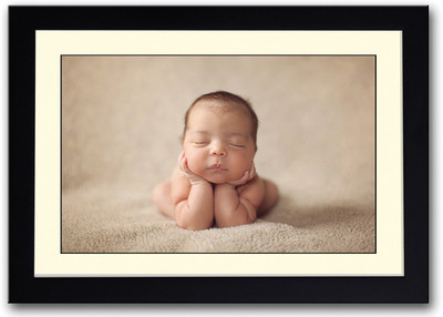 

Super Cute Little Baby Image Fine Art Print(14 inch X 20 inch, Framed)
