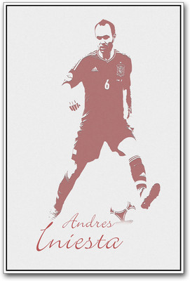 

Andres Iniesta Football Photographic Paper(18 inch X 12 inch)