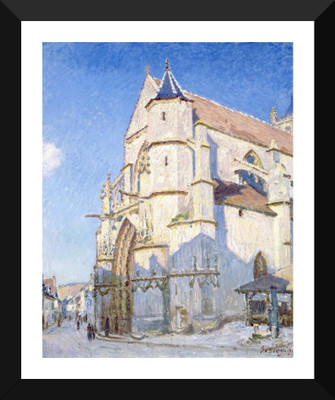 

Tallenge Old Masters Collection - l église de moret sisley by Alfred Sisley - Premium Quality A3 Size Framed Poster Paper Print(17 inch X 12 inch, Framed)