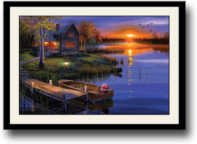 

Beautiful Scenery fabulous Fine Art Print(10 inch X 14 inch, Framed)
