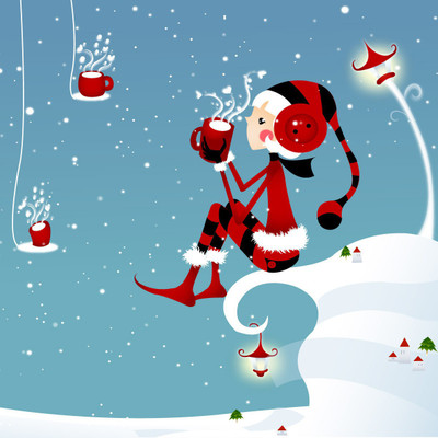 

Tallenge Christmas Collection - Christmas Cartoon For Kids - Framed Photo Print For Gifting And Home And Office Décor On Photographic Paper(12 inch X 12 inch, Framed)