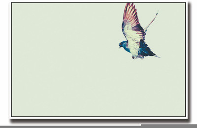 

Posterhouzz Colourful bird flying Fine Art Print(12 inch X 18 inch, Rolled)
