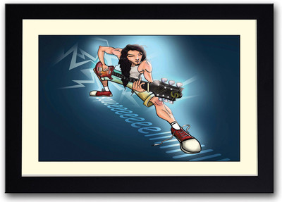 

Guitar Squeel Fine Art Print(14 inch X 20 inch, Framed)