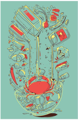 

Salad Teal Fine Art Print(24 inch X 16 inch, Rolled)
