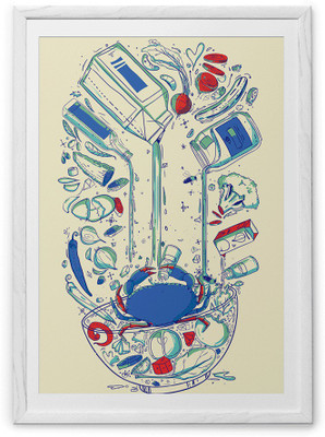 

Salad Fine Art Print(36 inch X 24 inch, Framed)