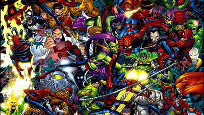 

SPIDERMAN COMIC WALLPAPER ON FINE ART HD PICTURE Fine Art Print(19 inch X 13 inch, Rolled)