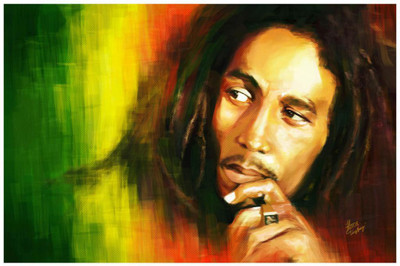 

Bob Marley_poster Paper Print(12 inch X 18 inch, Rolled)