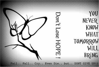 

Dont Lose Hope Paper Print(13 inch X 19 inch, Rolled)