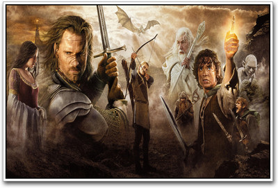 

Lord of the characters Paper Print(12 inch X 18 inch)