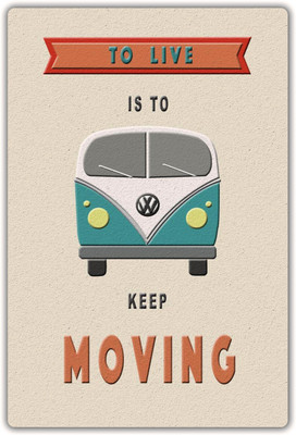 

Keep Moving Paper Print(12 inch X 8 inch, Hardboard Mounted)