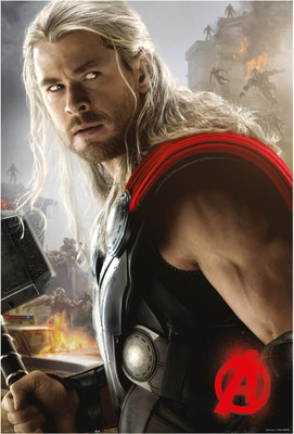 

Thor (Officially Licensed) Paper Print(18 inch X 12 inch, Rolled)
