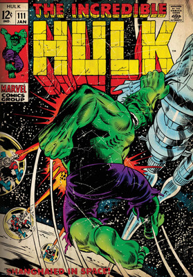 

Hulk in space poster (Officially Licensed) Paper Print(24 inch X 16 inch, Rolled)
