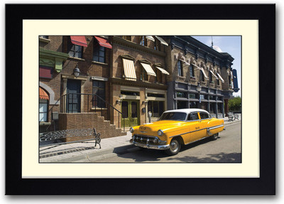 

Yellow Cab Fine Art Print(14 inch X 20 inch, Framed)