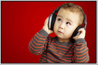 

Posterhouzz Baby Enjoying Music Poster Paper Print(12 inch X 18 inch, Rolled)