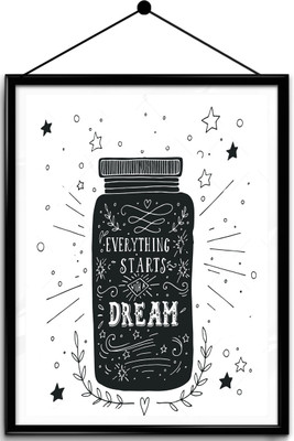 

Motivational quote framed posters Paper Print(27.5 inch X 24.7 inch, Framed)