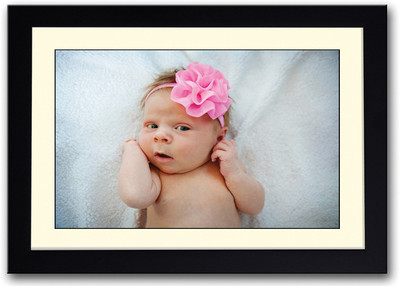 

Baby With Cute Expressions Fine Art Print(14 inch X 20 inch, Framed)