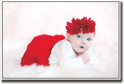 

Cute girl in red dress Fine Art Print(12 inch X 18 inch, Rolled)