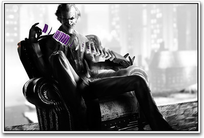 

Joker with Cards incredible Paper Print(12 inch X 18 inch)