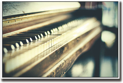 

A vintage piano Fine Art Print(12 inch X 18 inch, Rolled)