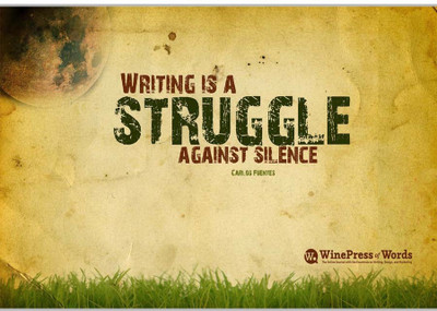

Posterhouzz Writing Is A Struggle Paper Print(12 inch X 18 inch, Rolled)