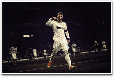 

Cristiano Ronaldo Football Photographic Paper(12 inch X 18 inch)