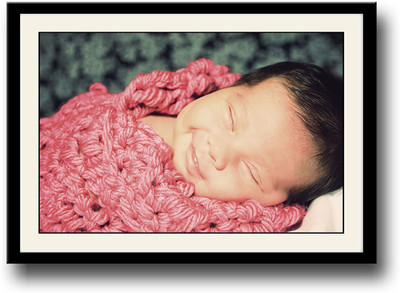 

Cute baby in red image Fine Art Print(10 inch X 14 inch, Framed)
