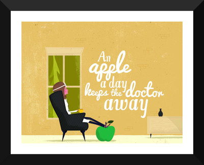 

Tallenge Art For Kitchen - Motivation For A Healthy Life - Premium Quality A3 Size Framed Poster Paper Print(17 inch X 12 inch, Framed)