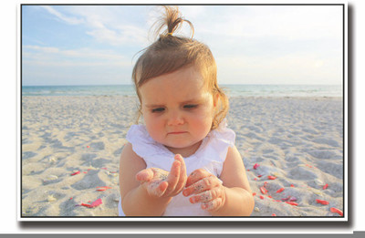 

Posterhouzz Baby girl playing with sand Fine Art Print(12 inch X 18 inch, Rolled)