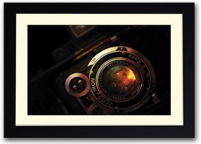 

Lens Of A Vintage Camera Fine Art Print(14 inch X 20 inch, Framed)