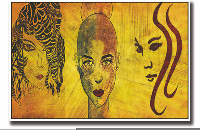 

Posterhouzz The three girls artistic Fine Art Print(12 inch X 18 inch, Rolled)