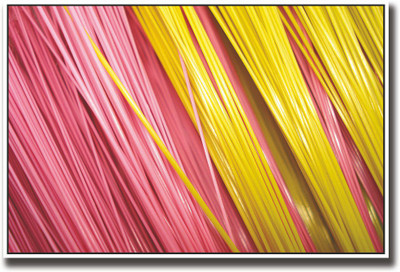 

Colourful pink and yellow wires Fine Art Print(12 inch X 18 inch, Rolled)