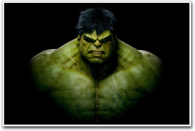 

The Hulk Green Paper Print(12 inch X 18 inch)