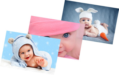 

Pack Of Three Cute Baby Posters (23) Paper Print(12 inch X 18 inch, Streched)