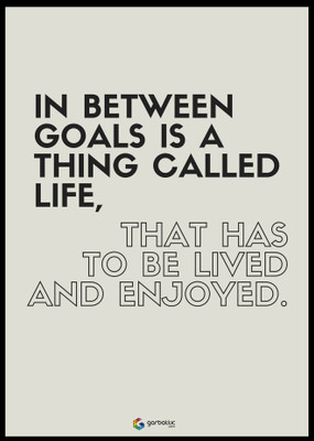 

Garbattic Goals Poster Paper Print(18 inch X 12 inch, Rolled)